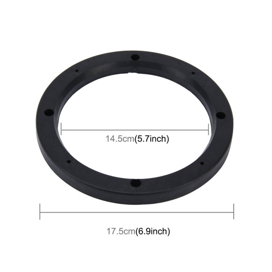 2 PCS 6.5 inch Car Auto ABS Loudspeaker Base Protection Hollow Cover Holder Mat, Inner Diameter: ...