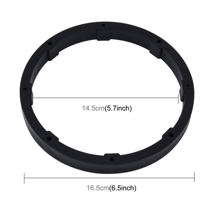2 PCS 6.5 inch Car Auto ABS  Loudspeaker Base Protection Solid Cover Holder Mat, Inner Diameter: ...