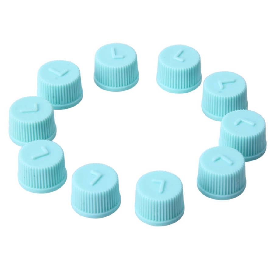 100 PCS Car Auto Universal Dustproof Air Condition Low Pressure Protective Valve Cap Cover, Low P...