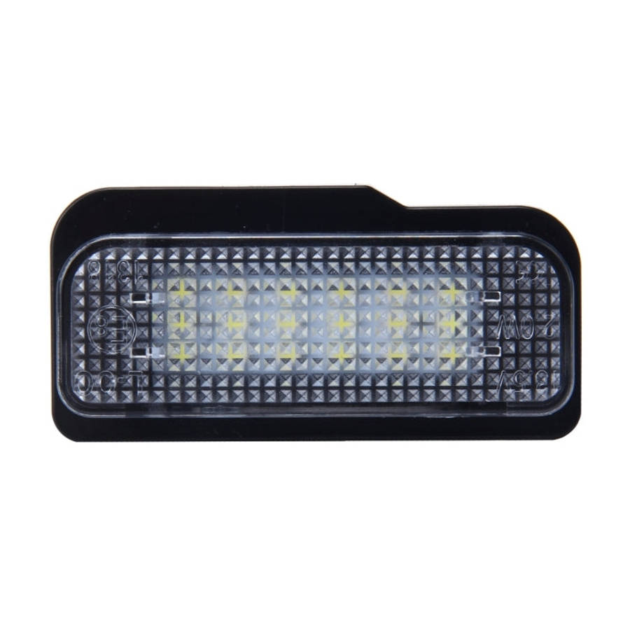 2 PCS Canbus License Plate Light with 24 SMD-3528 Lamps for Benz, For Benz