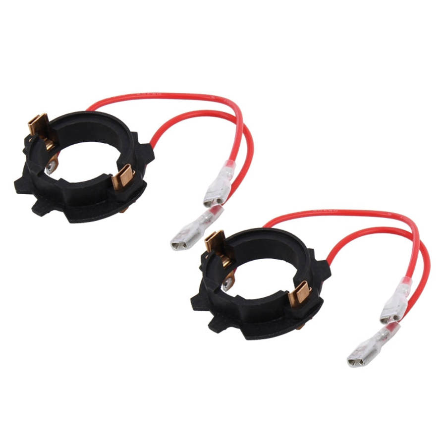 1 Pair H7 LED Headlight Bulb Retainers Holder Adapter for VW Volkswagen Golf 5 MK5 GTI Jetta, For...