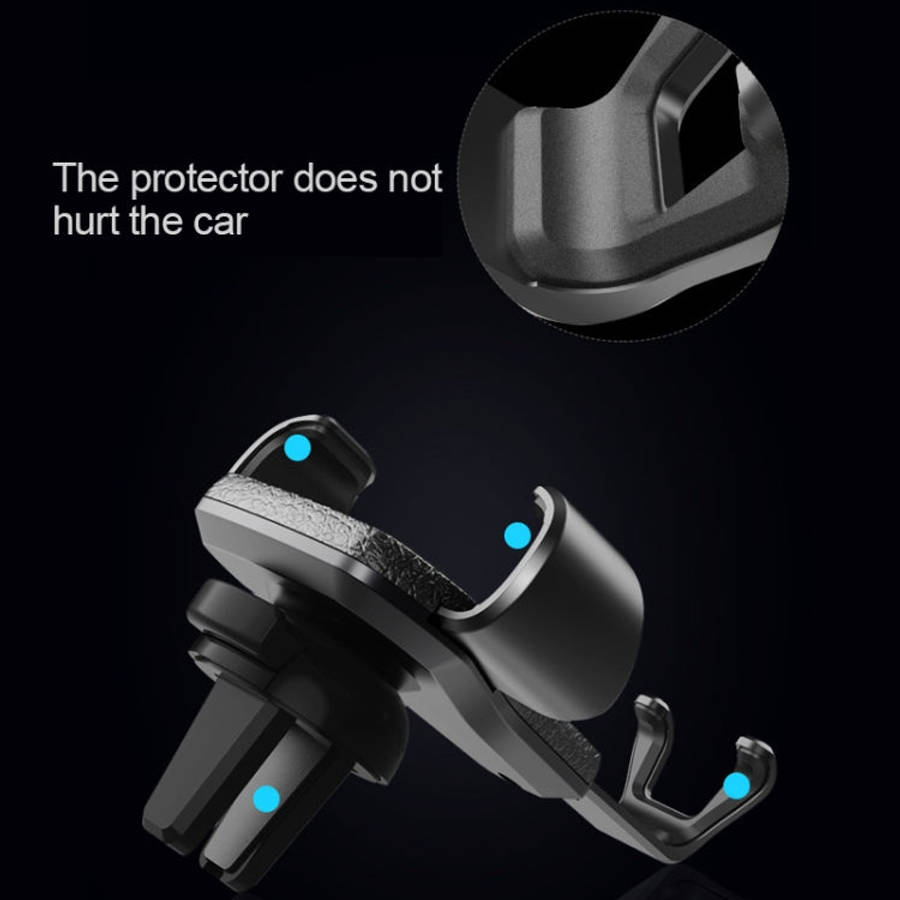 Litchi Texture Gravity Car Mount Phone Holder, Litchi Texture(Black), Litchi Texture(White)