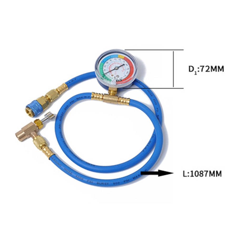 Pressure Gauge Air Conditioning Fluoride Table Snow Pressure Gauge Refrigerant Single Table Air C...