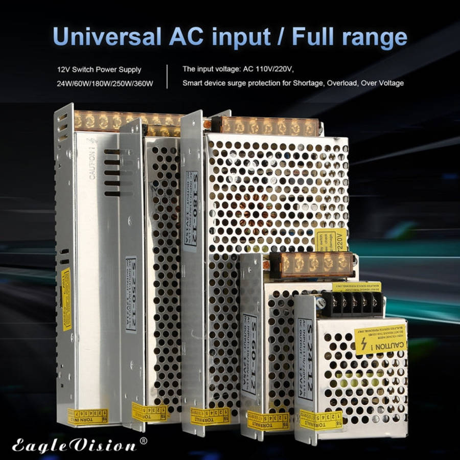 AC 110 / 220V to DC 12V 15A 180W Power Adapter AC-DC Converter Step Down Module, 15A 180W