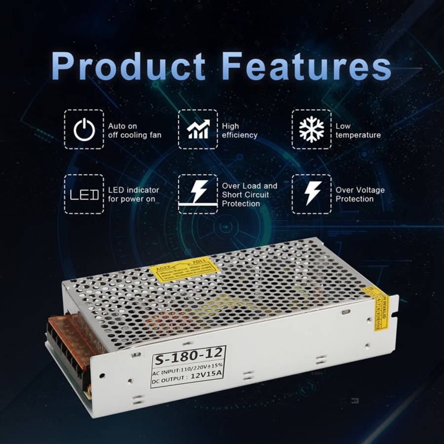 AC 110 / 220V to DC 12V 20A 240W Power Adapter AC-DC Converter Step Down Module Voltage Transform...