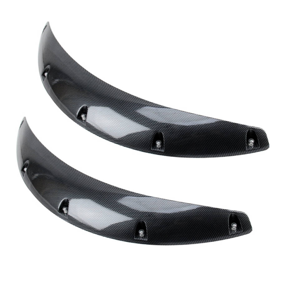 2 PCS 58cm Car Stickers Rubber Large Round Arc Strips Universal Fender Flares Wheel Eyebrow Decal...