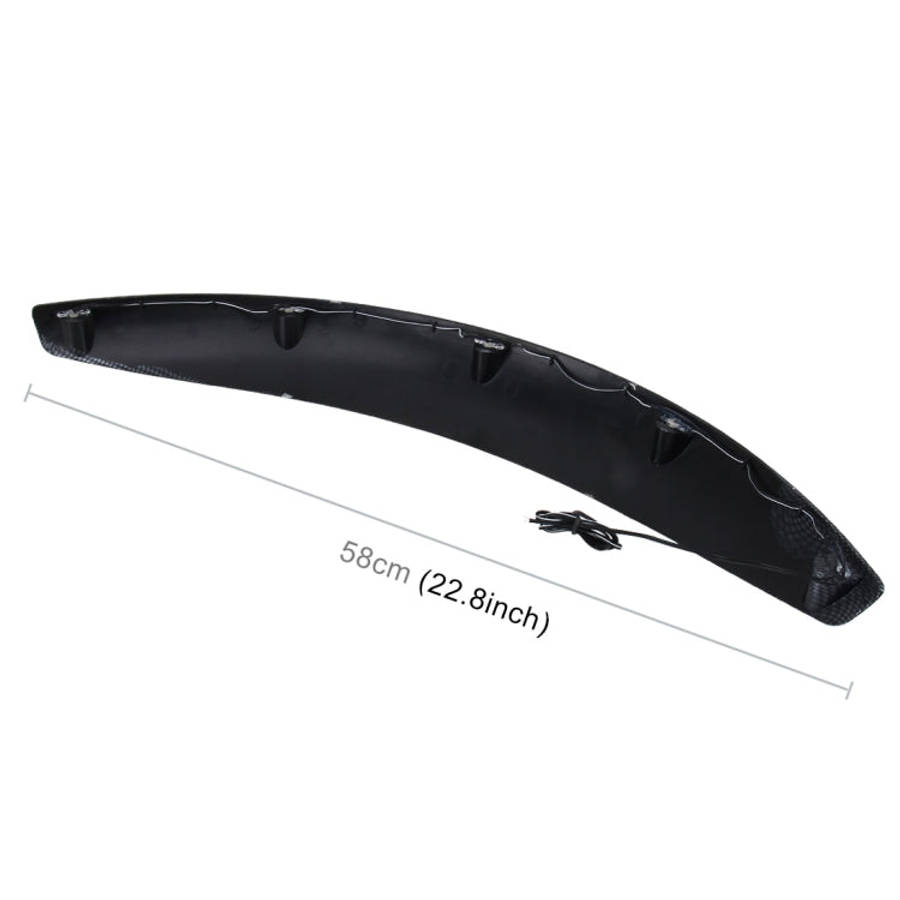 2 PCS 58cm Car Stickers Rubber Large Round Arc Strips Universal Fender Flares Wheel Eyebrow Decal...