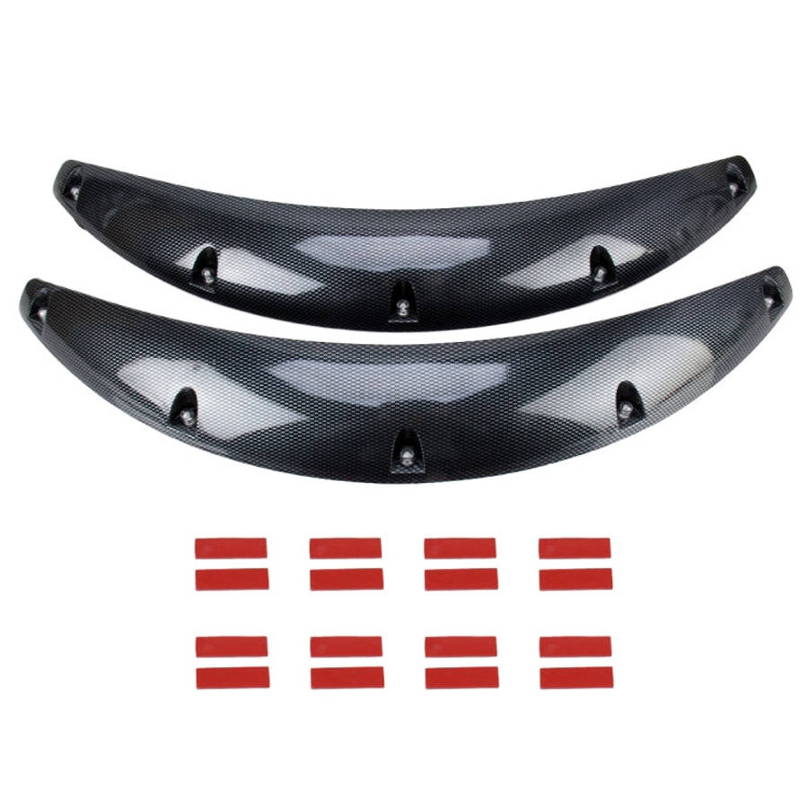 2 PCS 58cm Car Stickers Rubber Large Round Arc Strips Universal Fender Flares Wheel Eyebrow Decal...