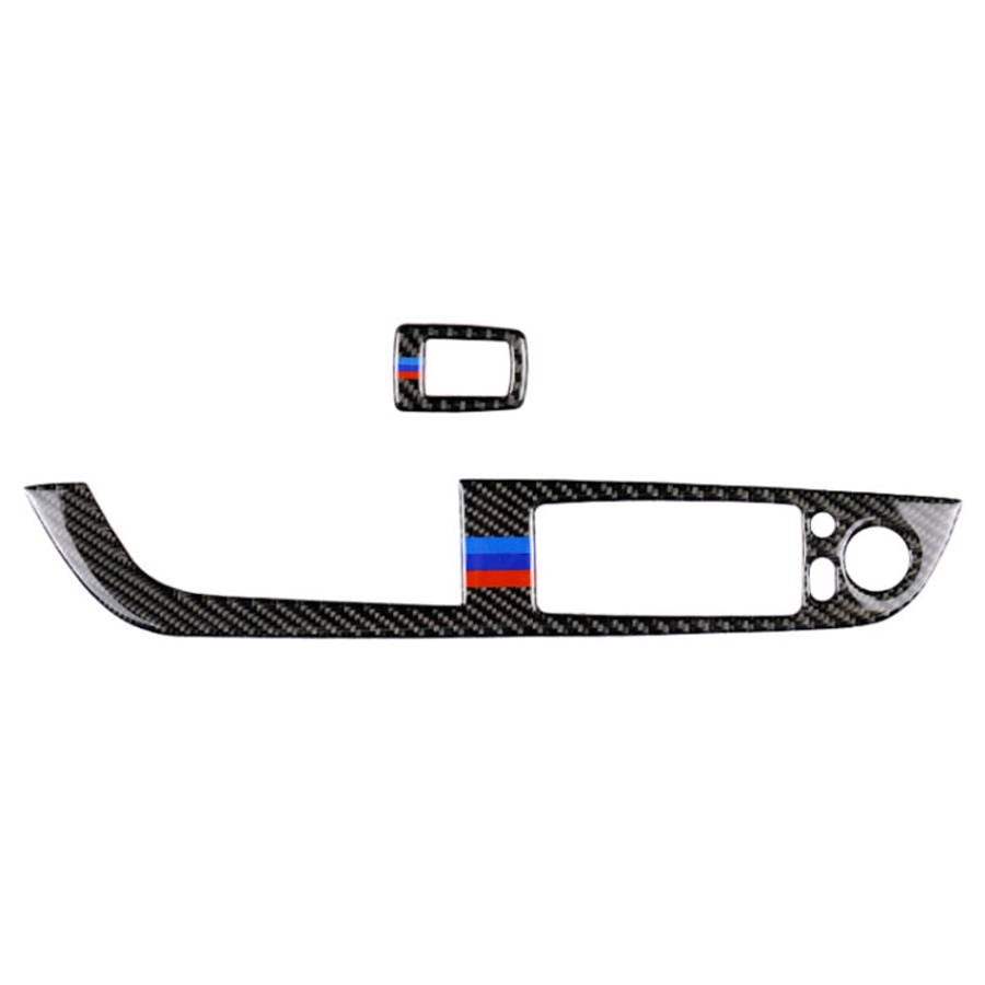 Car Carbon Fiber Window Lift Panel With Folding Key Three Color Decorative Sticker for BMW Z4  20...