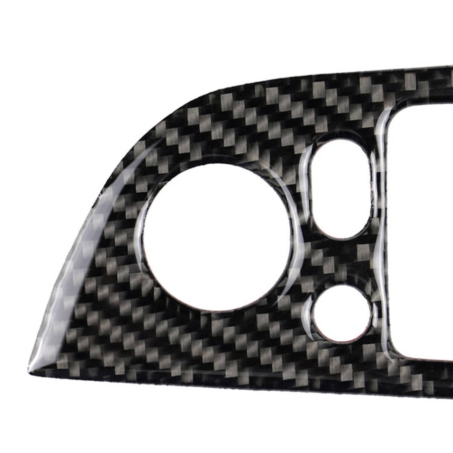 Car Carbon Fiber Window Lift Panel With Folding Key Soild Decorative Sticker for Left Drive BMW Z...