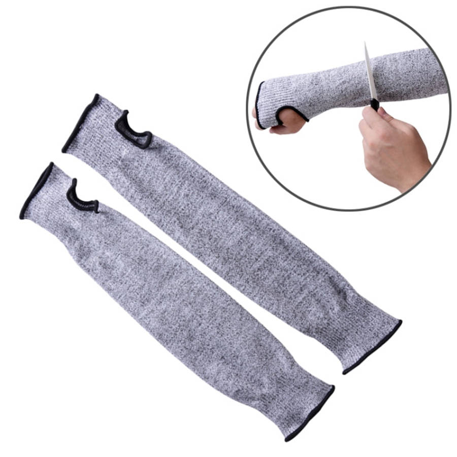 Elastic Breathable Anti-cut Elbow Arm Sleeve HPPE Protective Gear, Length: 45cm, Length: 45cm