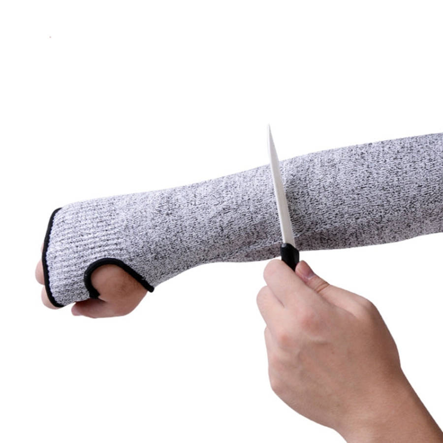 Elastic Breathable Anti-cut Elbow Arm Sleeve HPPE Protective Gear, Length: 45cm, Length: 45cm