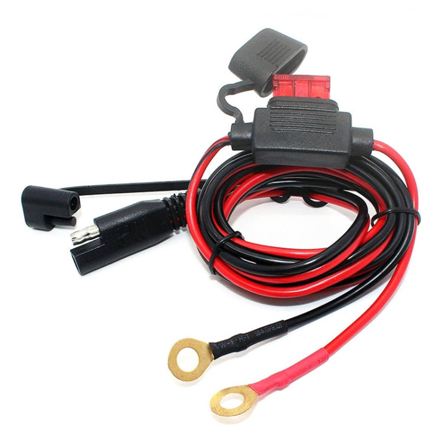 Motorcycle 5V 2.1A Waterproof USB Charger Kit SAE to USB Adapter, with Extension Harness, SAE to ...