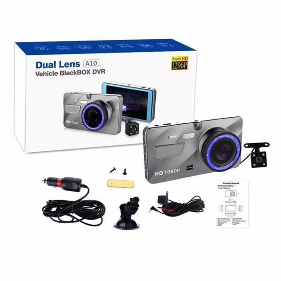 X96 4 inch 2.5D Full HD 1080P Multi-functional Smart Car Dual Lens Video Record Camera Support TF...