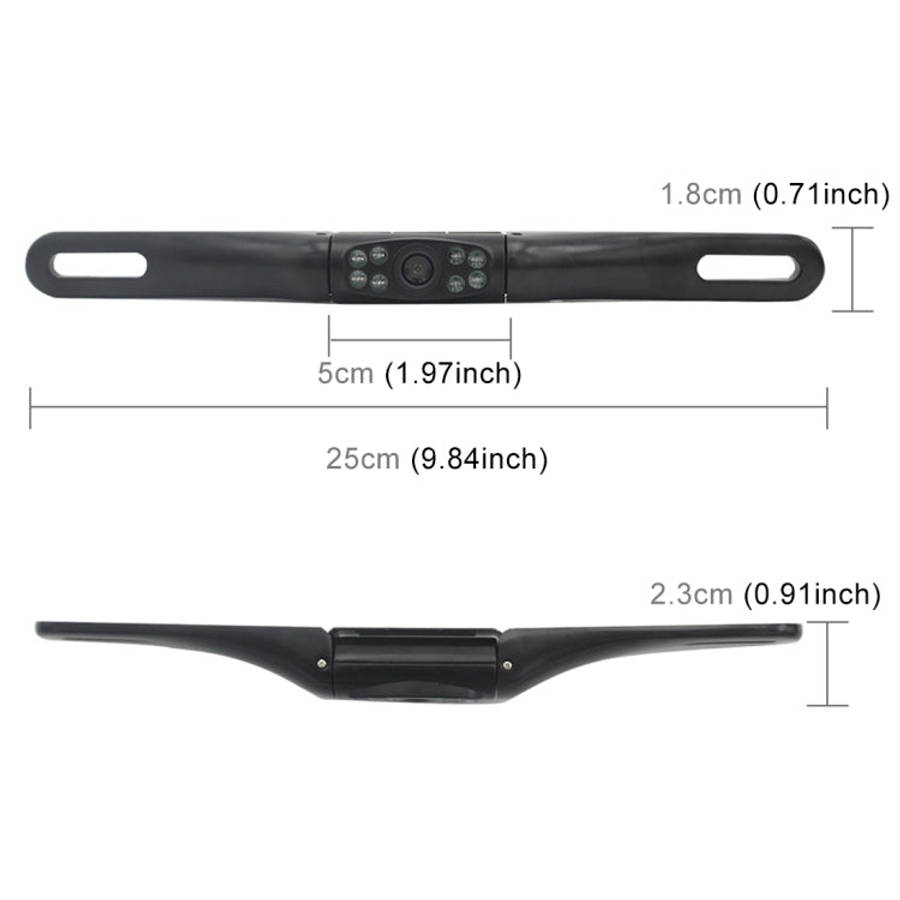 PZ413-C Car License Plate Frame 120 Degree Rear View Cameras, PZ413-C