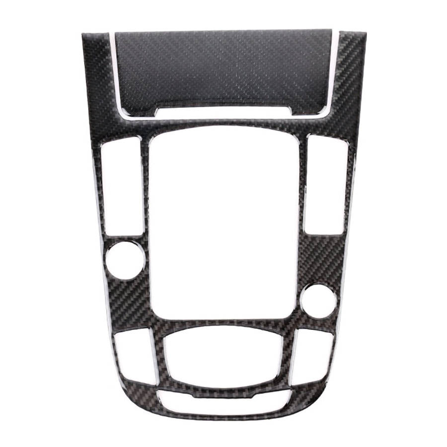 2 PCS Car Carbon Fiber Gear Panel Decorative Sticker for Audi A4L / A5 / Q5 2009-2016, Gear Panel(E)
