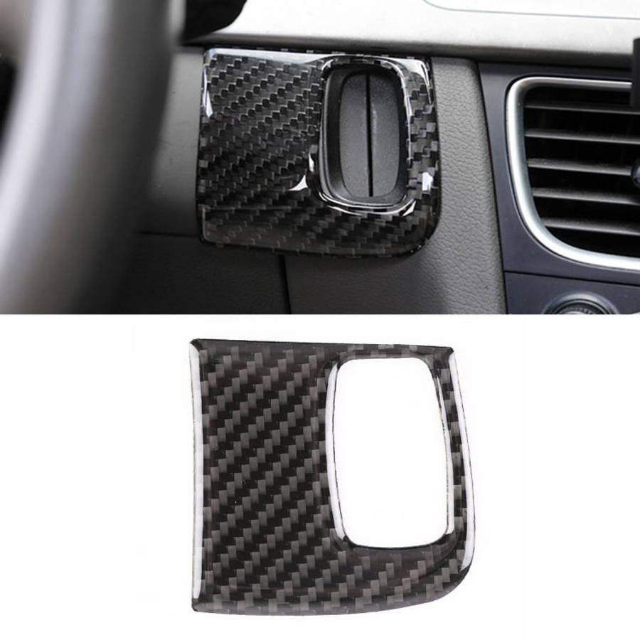 Car Carbon Fiber Key Panel Decorative Sticker for Audi A4L / A5 / Q5 2009-2016, Key Panel