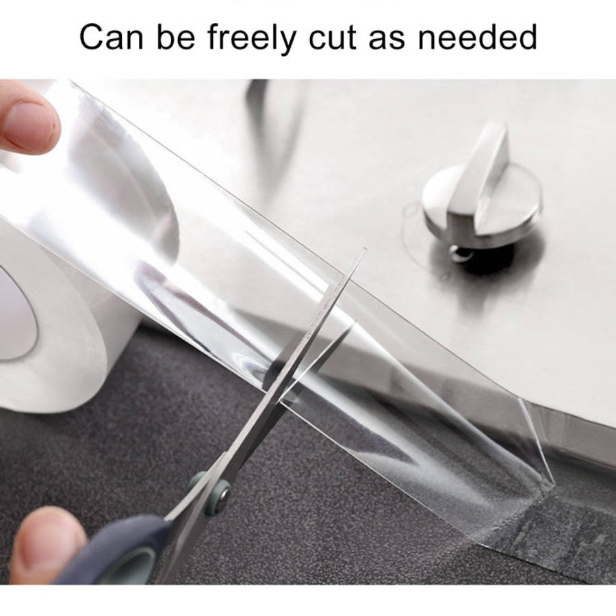 Acrylic Rubber Kitchen and Bathroom Waterproof Moisture-proof Tape Mildew Proof Stickers Size: 3c...