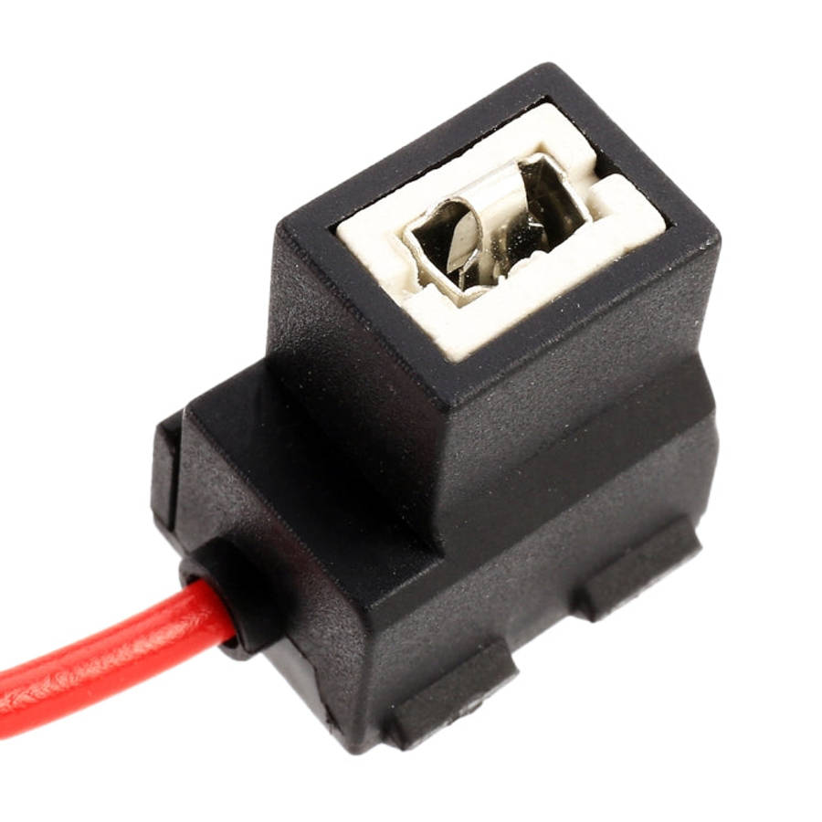 2 PCS Car H1 / H3 Bulb Holder Base Female Socket with Wire, H1 / H3