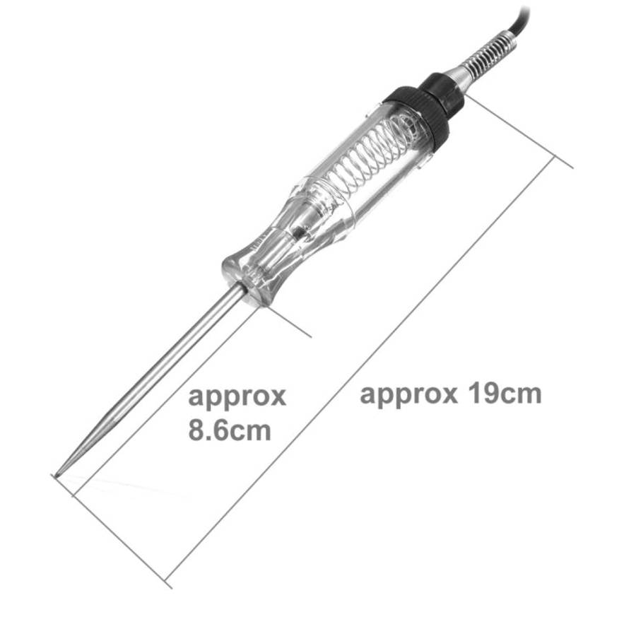 1M Car Voltage Circuit Tester for 6-24V DC Long Systems Probe Continuity Test Light, Car Voltage ...