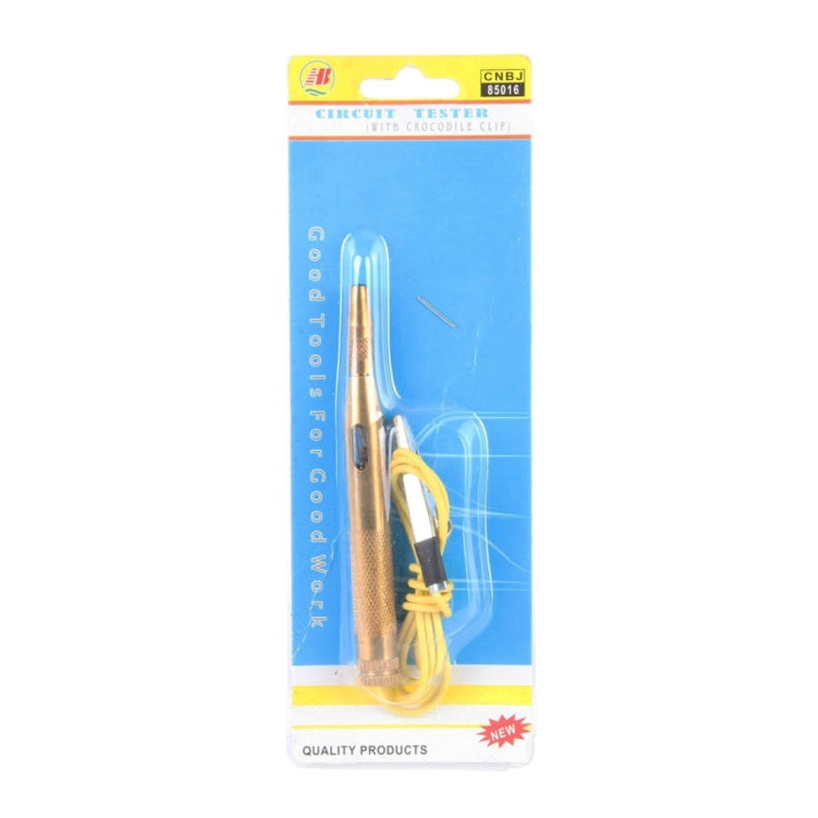 CNJB-85016 Pure Copper Circuit Tester and Electrical Voltage Detector Pen Set With Crocodile Clip...