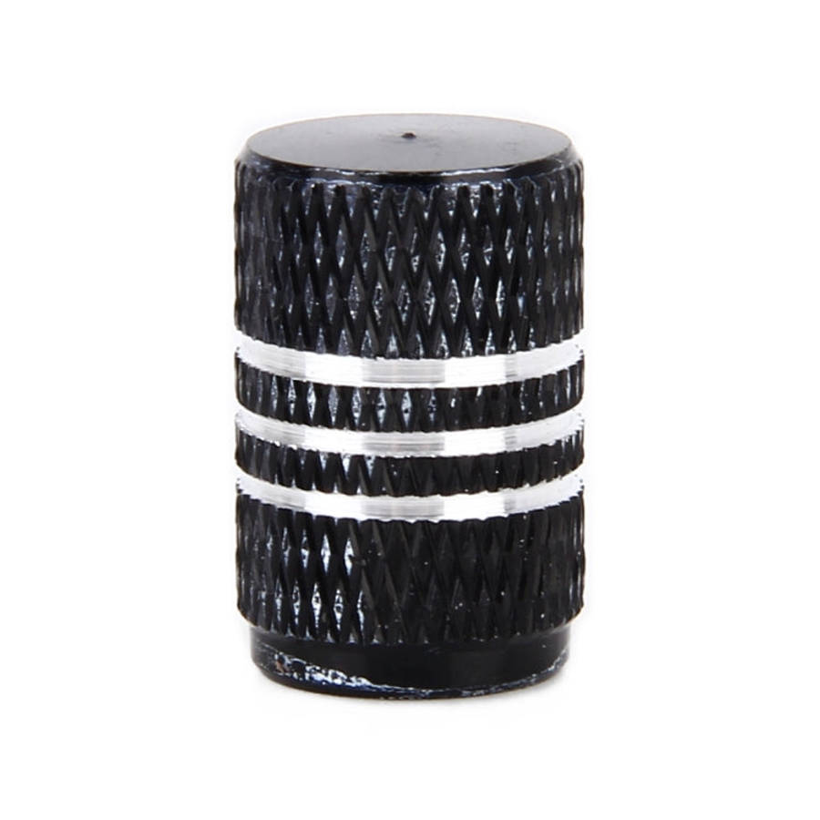 4PCS Metal Plated Circular Shape Universal Tire Valve Stem Cap With White Diamond, Circular Shape