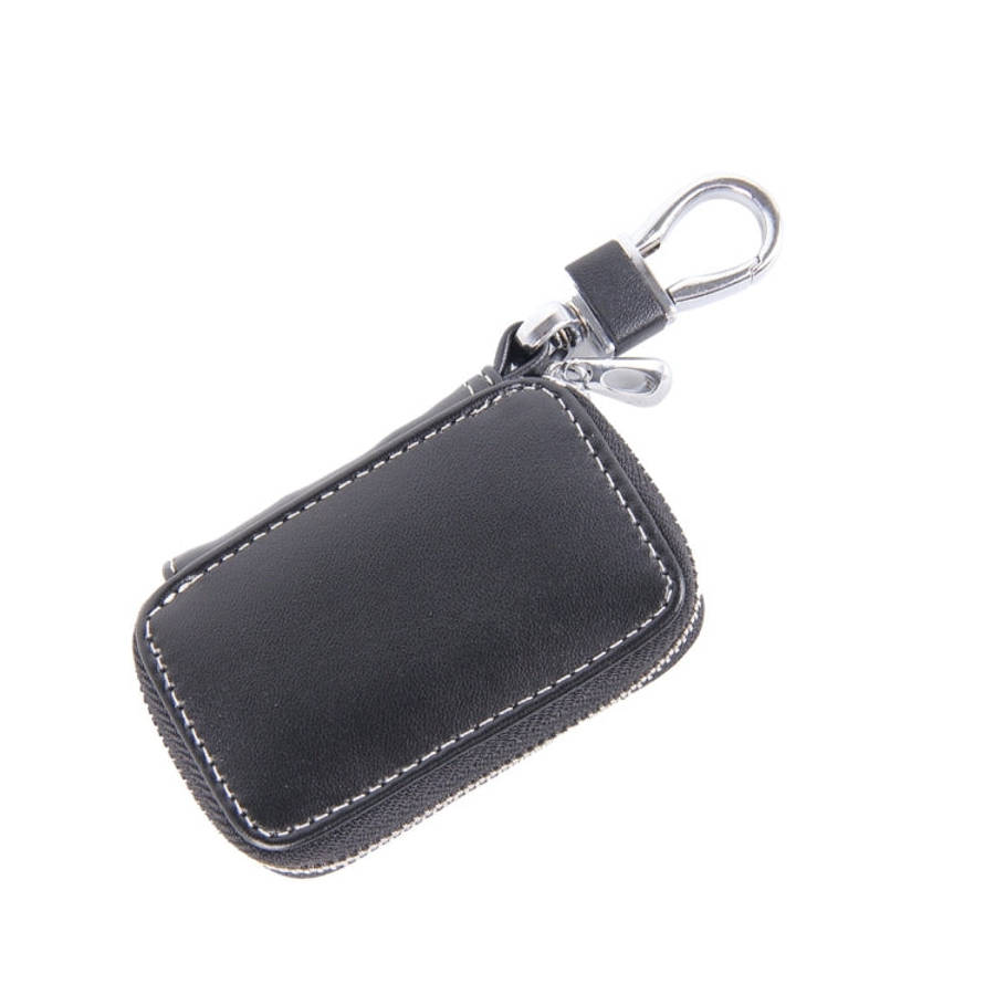 Universal Leather Flash Powder Texture Waist Hanging Zipper Wallets Key Holder Bag (No Include Ke...
