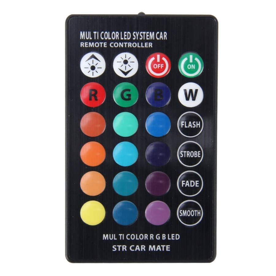 2 PCS T10 2W Auto Flash Strobe Fade Smooth Remote Controlled Colorful LED Clearance Decorative Li...