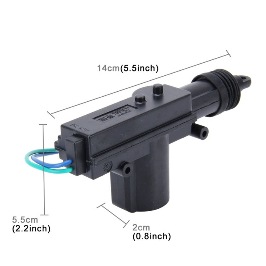 Car Auto Vice Driving Seat Door Central Lock Keyless Entry Locking, DC 12V, Two Wires