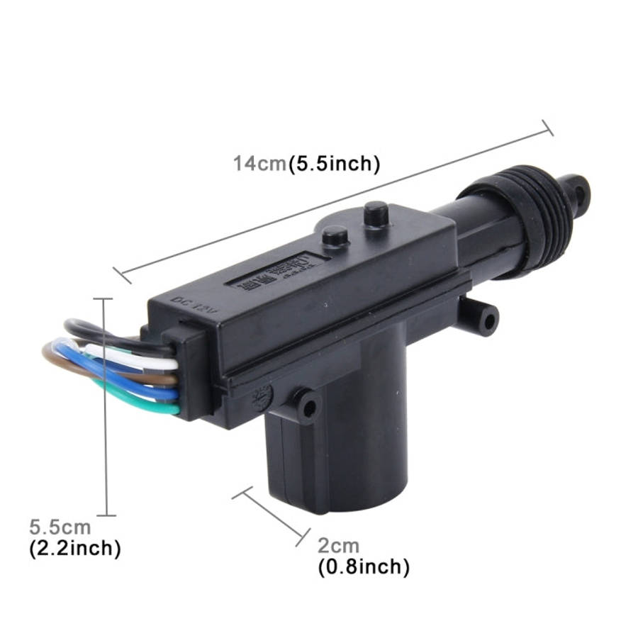 Car Auto Main Driving Seat Door Central Lock Keyless Entry Locking, DC 12V, Five Wires