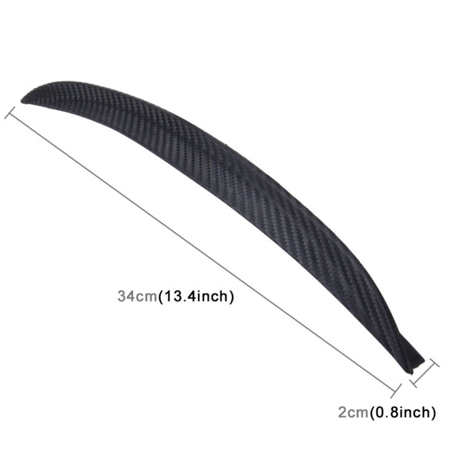 2 PCS Car Auto Rubber Fender Guard Protection Strip Scratch Protector Sticker, Size: 34*2cm, Size...