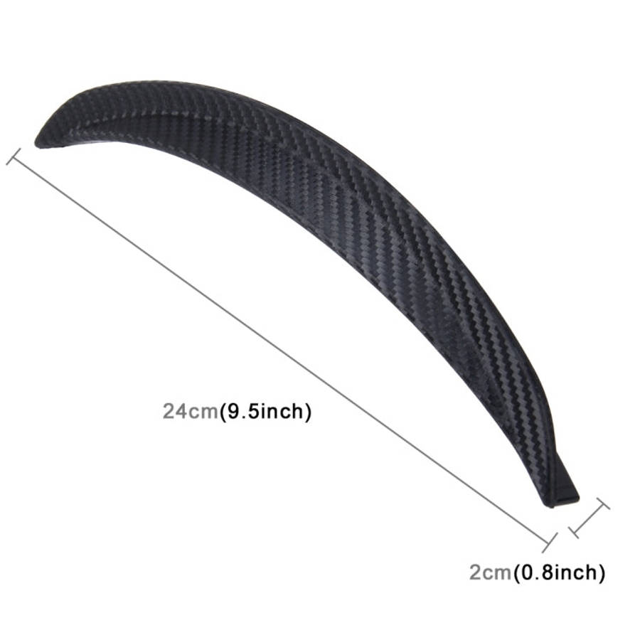 2 PCS Car Auto Rubber Fender Guard Protection Strip Scratch Protector Sticker, Size: 24*2cm, Size...