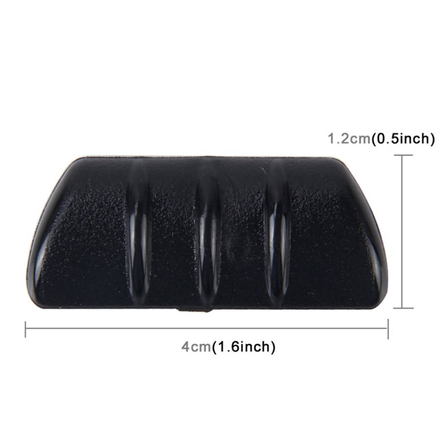 10 PCS Car Exterior Rubber Noise-cancelling Airflow-adjusting Kit, Noise-cancelling Airflow-adjus...