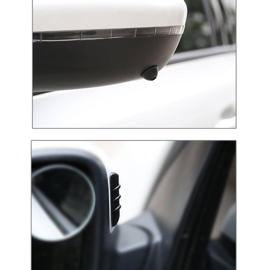 10 PCS Car Exterior Rubber Noise-cancelling Airflow-adjusting Kit, Noise-cancelling Airflow-adjus...