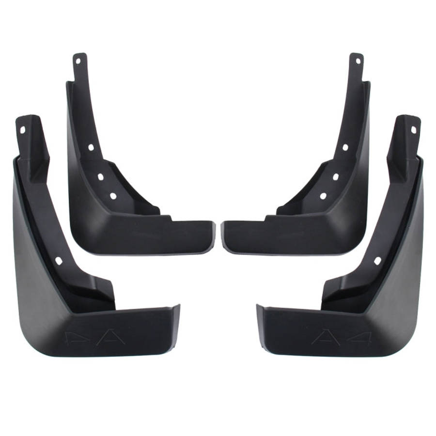 4 PCS Car Auto Semi-Rigid PVC Splash Flaps Mudguards Fender Guard for Audi A4L 2016 Version, For ...