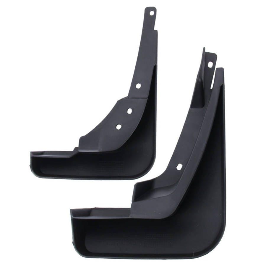 4 PCS Car Auto Semi-Rigid PVC Splash Flaps Mudguards Fender Guard for Audi A4L 2016 Version, For ...