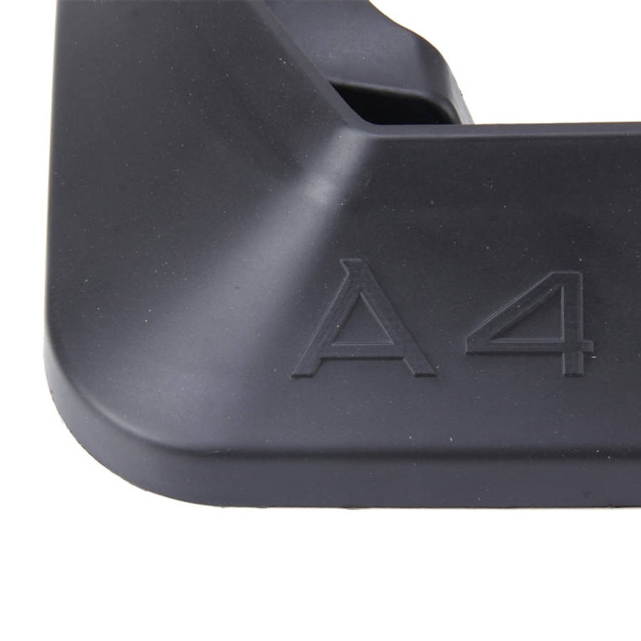 4 PCS Car Auto Semi-Rigid PVC Splash Flaps Mudguards Fender Guard for Audi A4L 2016 Version, For ...