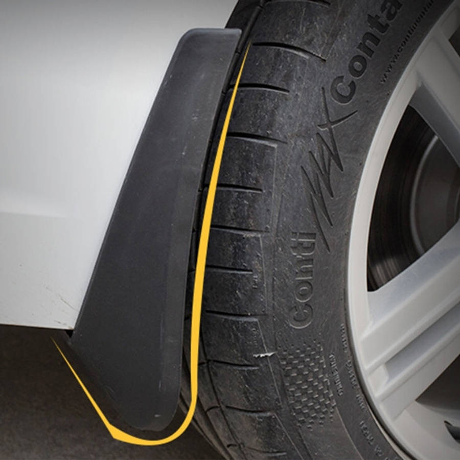 4 PCS Car Auto Semi-Rigid PVC Splash Flaps Mudguards Fender Guard for Audi A4L 2016 Version, For ...