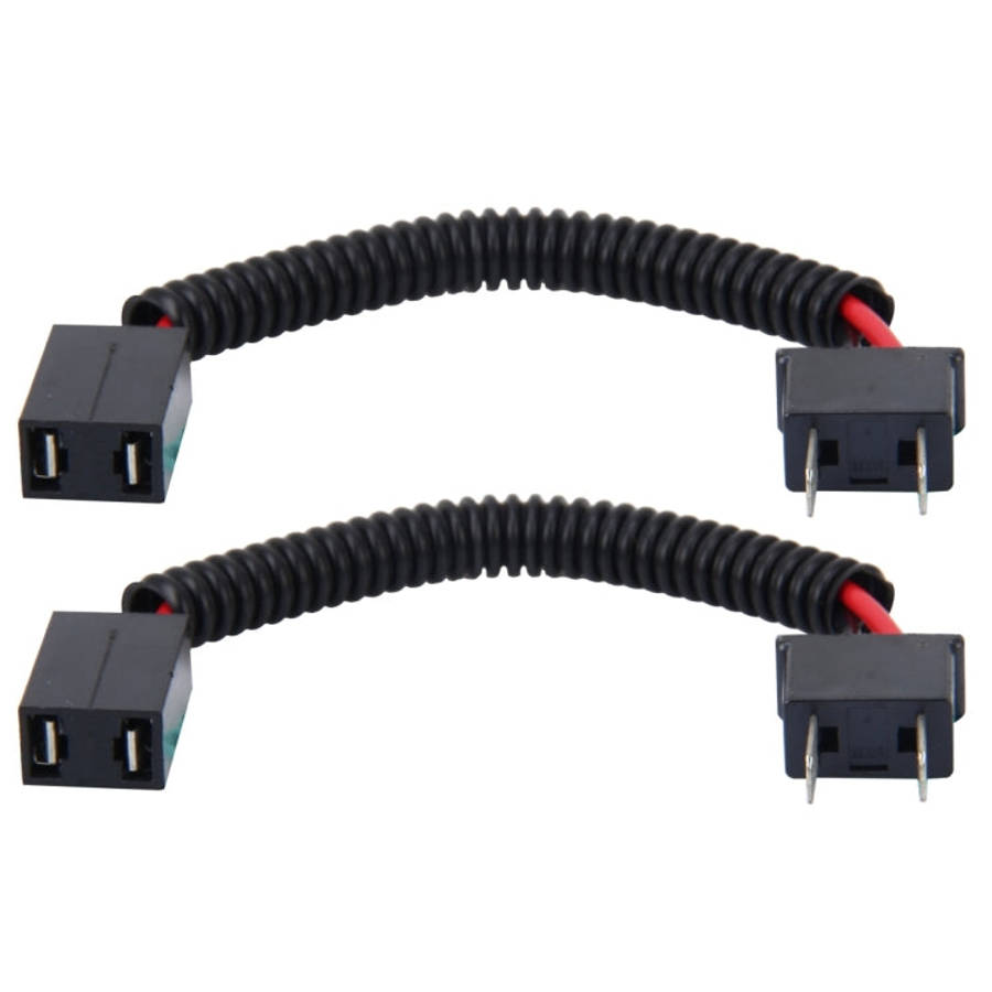 2 PCS H7 Car HID Xenon Headlight Male to Female Conversion Cable, H7