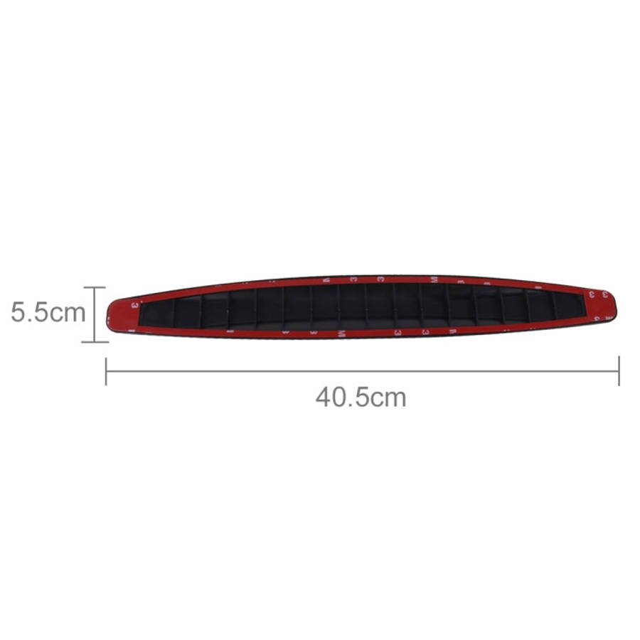 2 PCS Universal Car Body Carbon Fiber Bumper Guard Protector Sticker/Car Crash Bar Bumper Strips ...