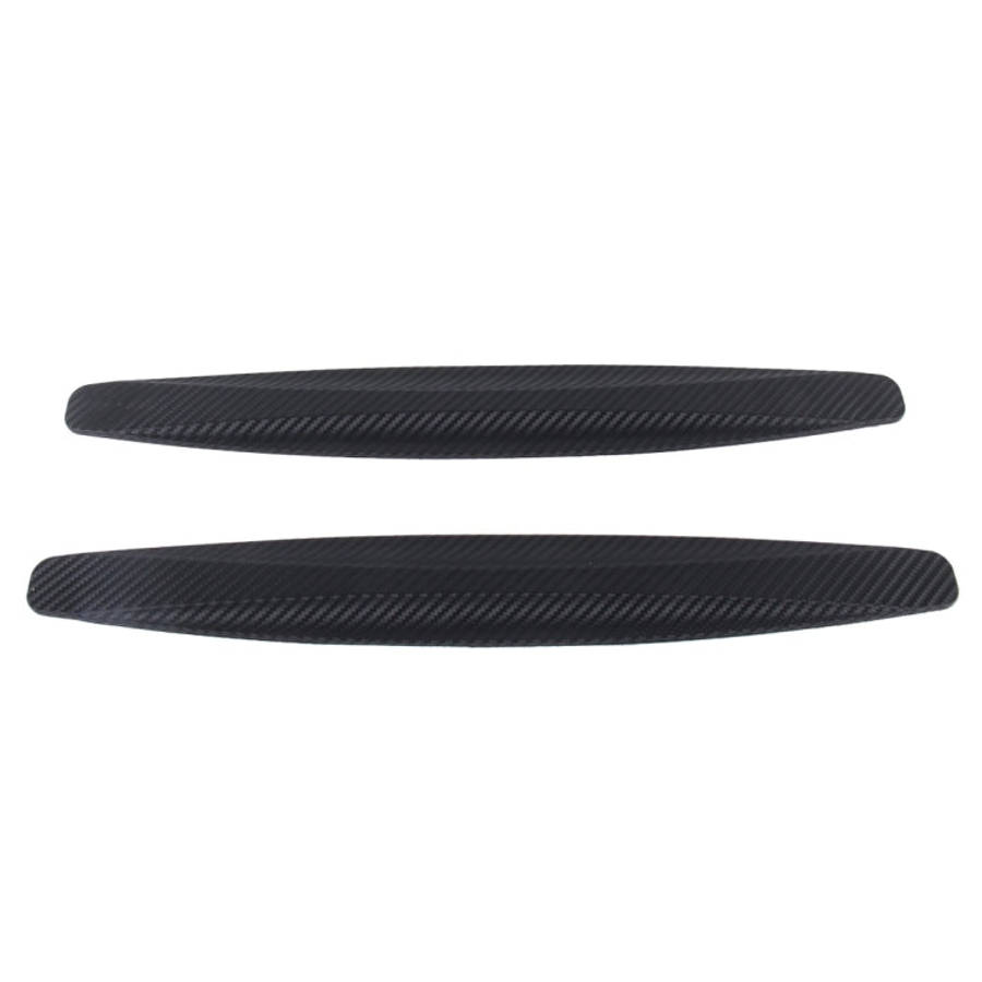 2 PCS Universal Car Body Carbon Fiber Bumper Guard Protector Sticker/Car Crash Bar Bumper Strips ...
