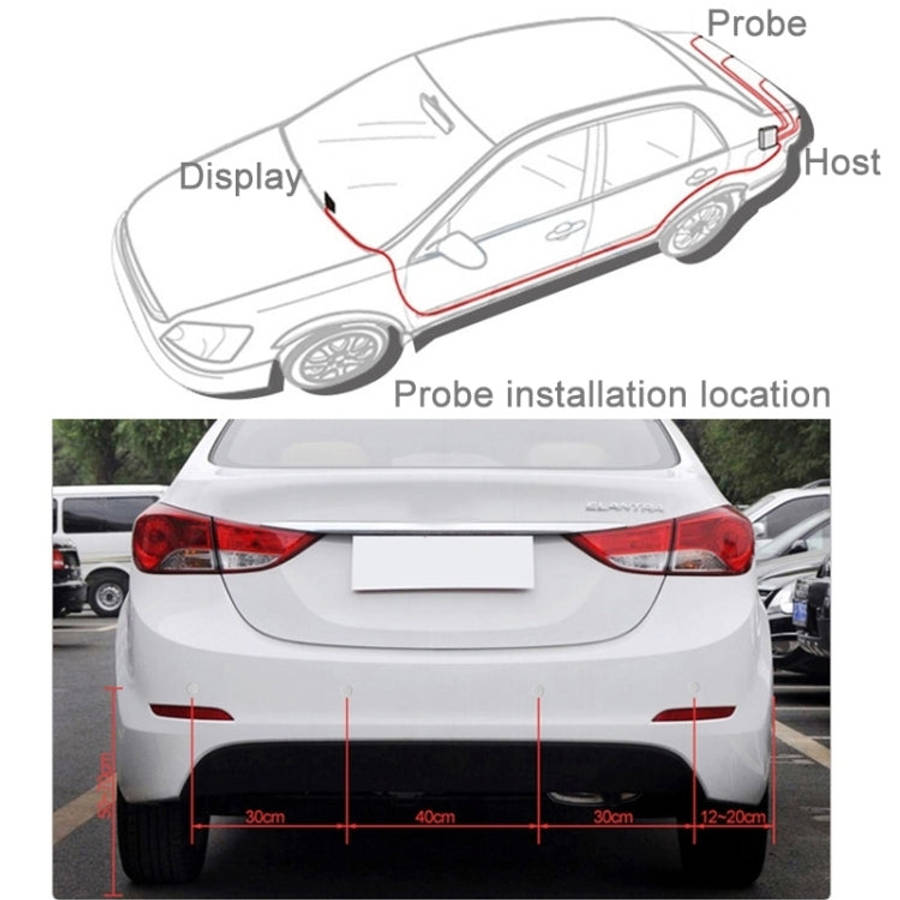 Car Buzzer Reverse Backup Radar System - Premium Quality 2 Parking Sensors Car Reverse Backup Rad...