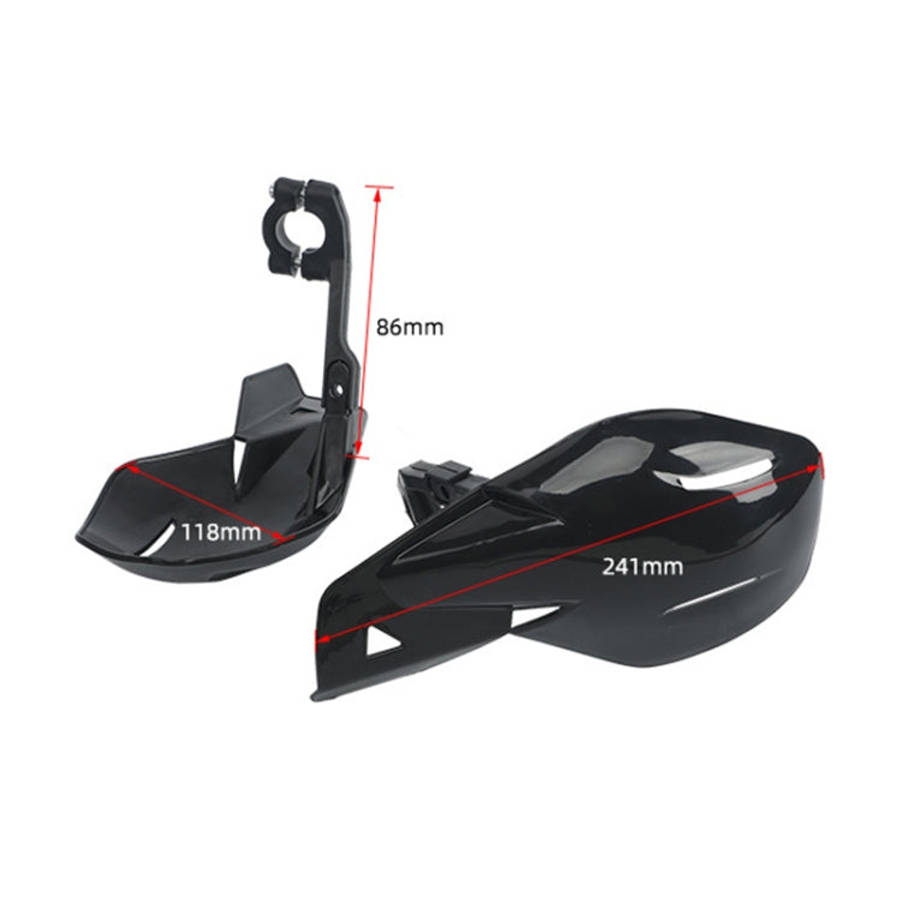 2 PCS Motorcycle Universal ABS Handle Wind-block Handguard
