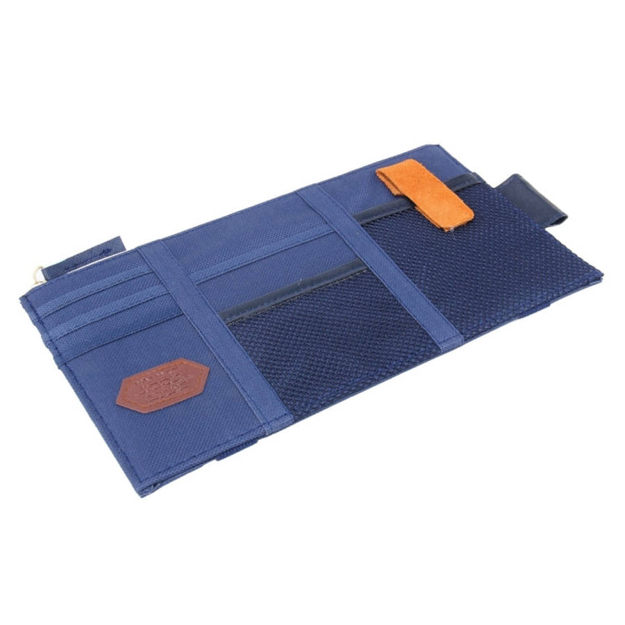 Multi-functional Auto Car Sun Visor Sunglass Holder Card Storage Holder Inner Pouch Bag