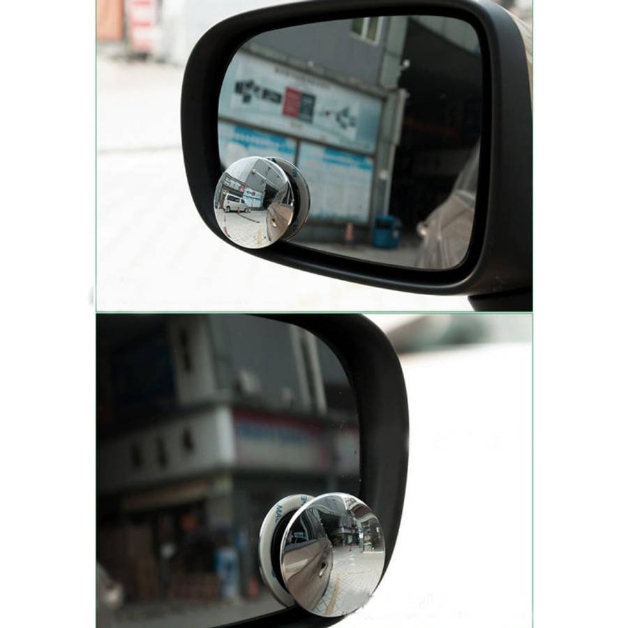 10 PCS Car Blind Spot Rear View Wide Angle Mirror, Diameter: 5.5cm, 10 PCS 5.5cm Rear View Wide A...