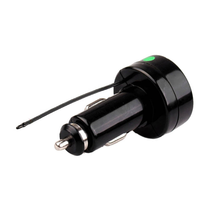 2 in 1 Universal Car Digital Voltage Meter Temperature Meter (Random Color Delivery), Without USB...