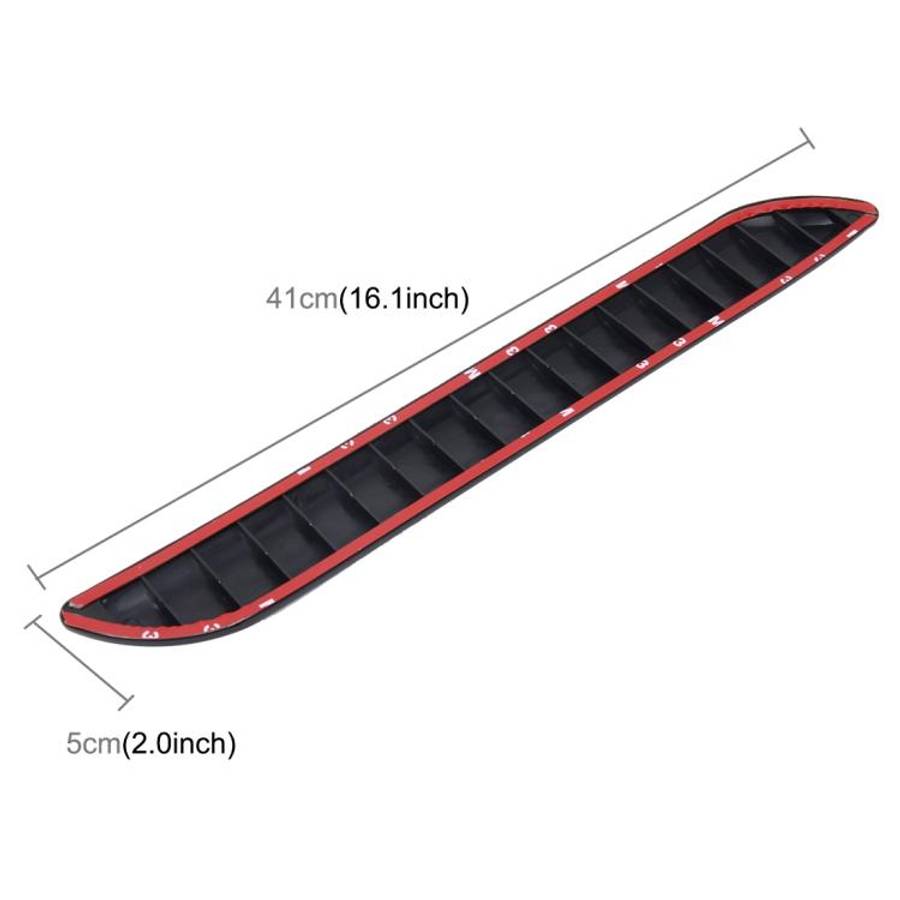 2 PCS Universal Car Auto Rubber Body Bumper Guard Protector Strip Sticker