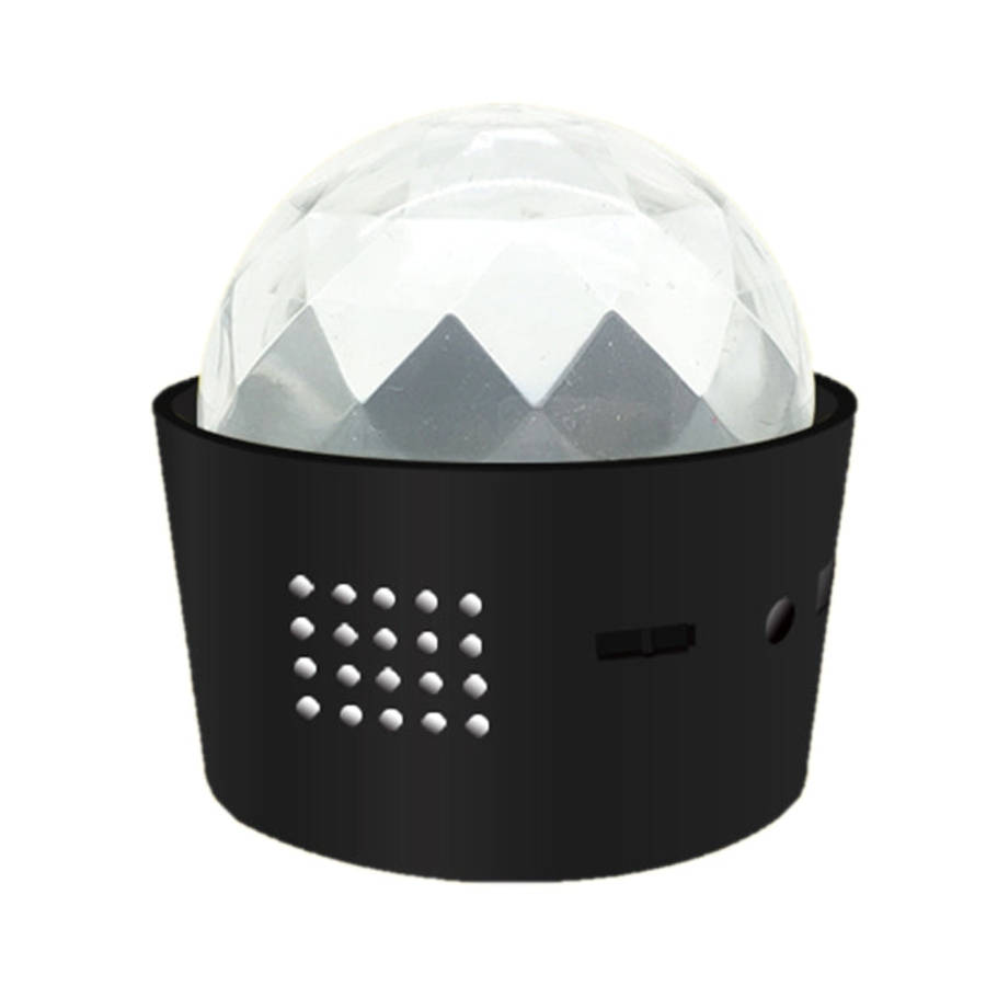 D33 5W USB Charging RGB Car Decoration Portable DJ Light Sound Activated Rotating Strobe Effect A...