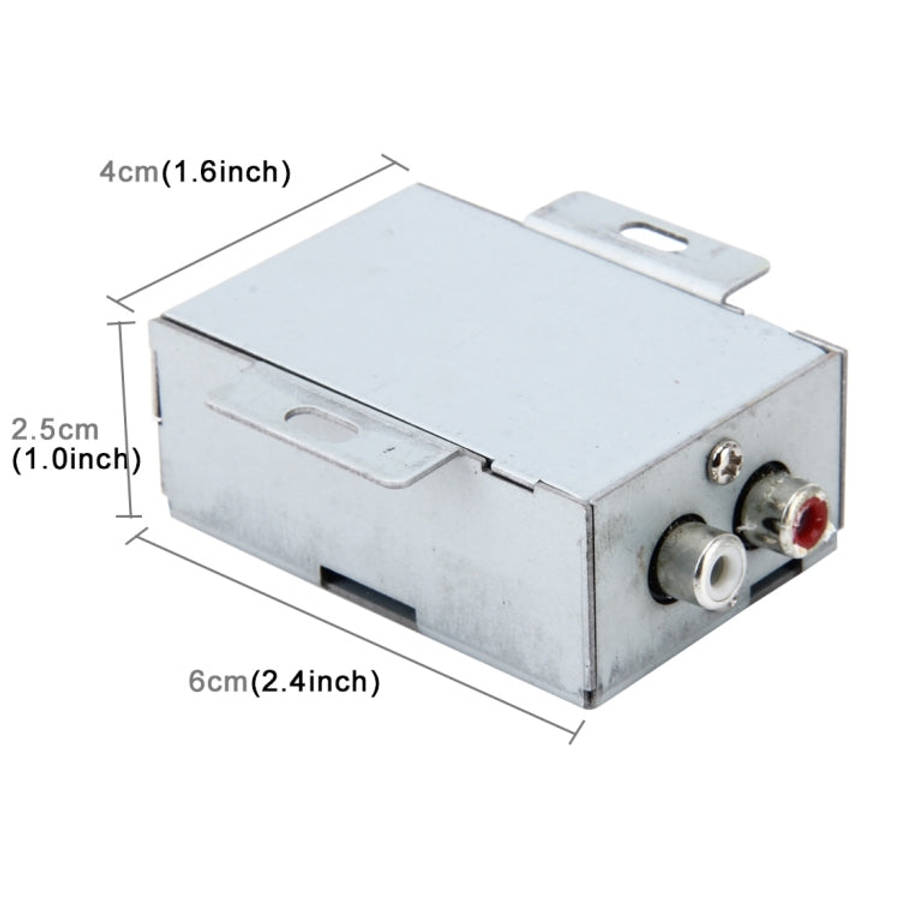 FQ-328 3.5mm Car RCA Amplifier Audio Noise Filter, FQ-328