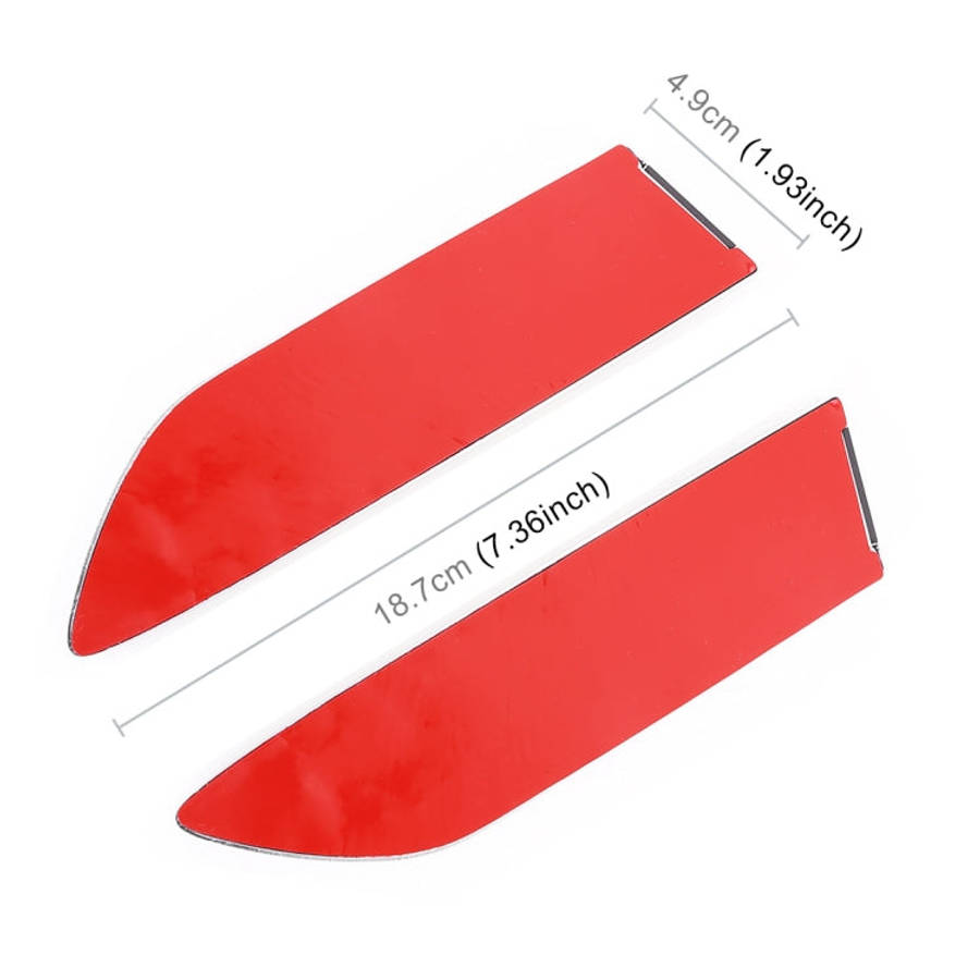2 PCS Car Side Air Intake Flow Vent Fender Decorative Stickers Cover, Side Air Intake Flow Vent C...